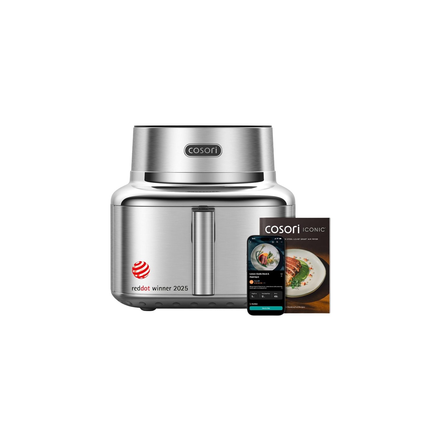 Stainless Steel 6.5 Qt Smart Air Fryer by Cosori