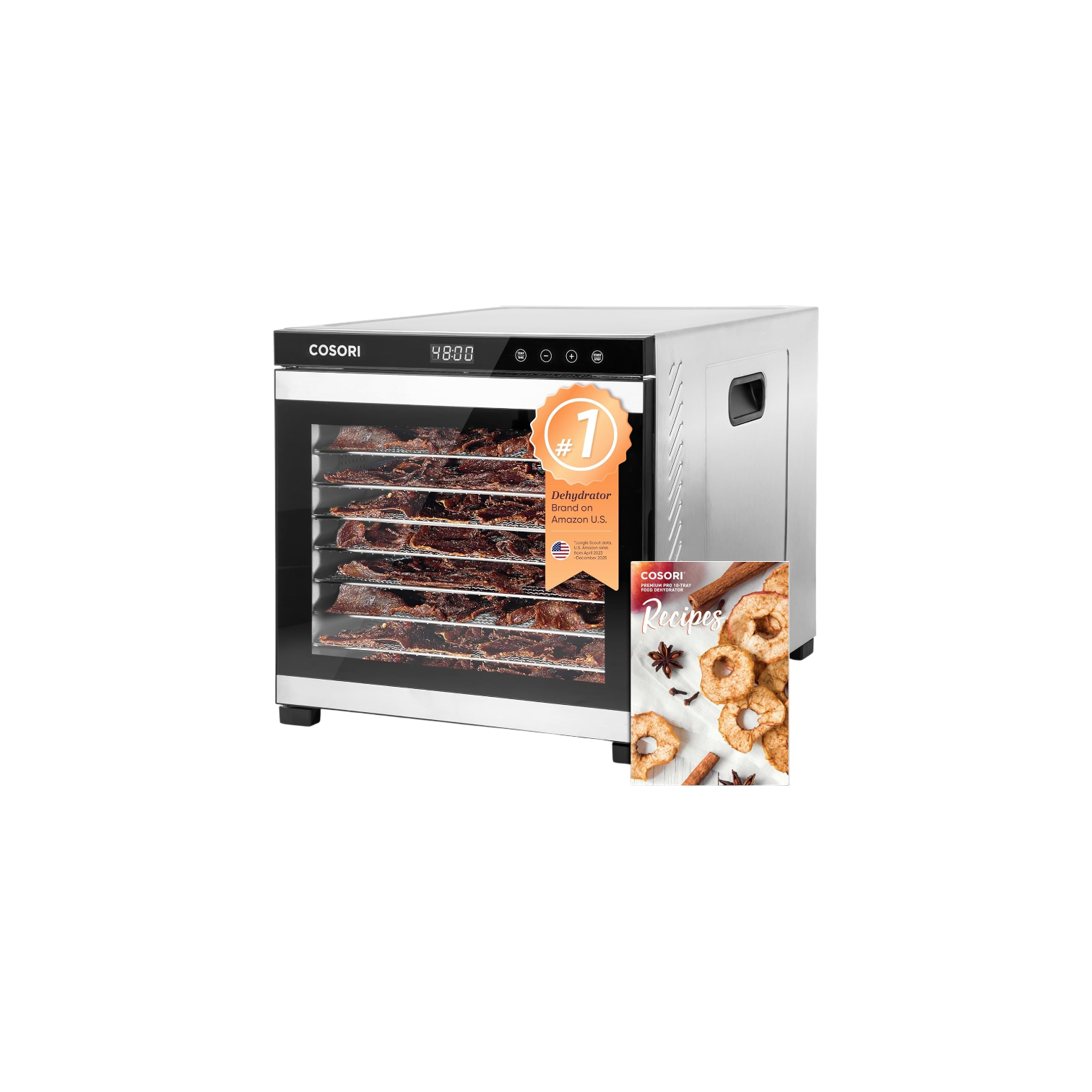 Cosori Food Dehydrator, 10 Trays, 16.2ft² 48H Timer, 1000W